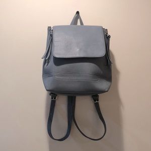 Stradivarius light blue mini backpack